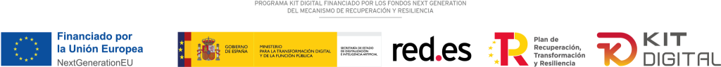 Logos Kit Digital Programa financiado por los Fondos Next Generation del Mecanismo de Recuperación y Resiliencia